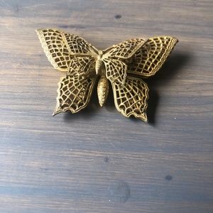 Miriam Haskell Vintage Butterfly Pin